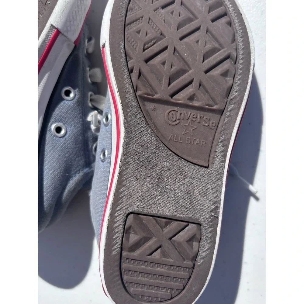 Converse All Star Kids Size 12 Blue Grey‎ Low Top Sneaker